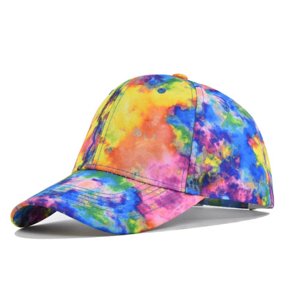 Unisex Spring Summer Dyed Baseball Cap