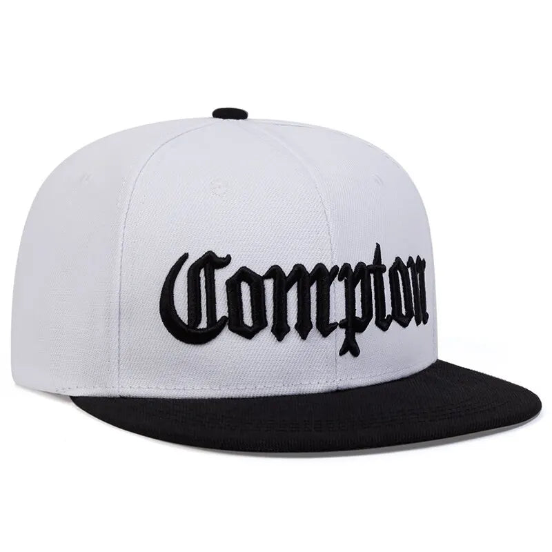 Unisex Compton Letter Embroidery Hip-Hop Hats Outdoor Adjustable