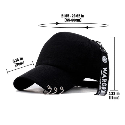 Classic Brim Design Metal Personalized Baseball Cap