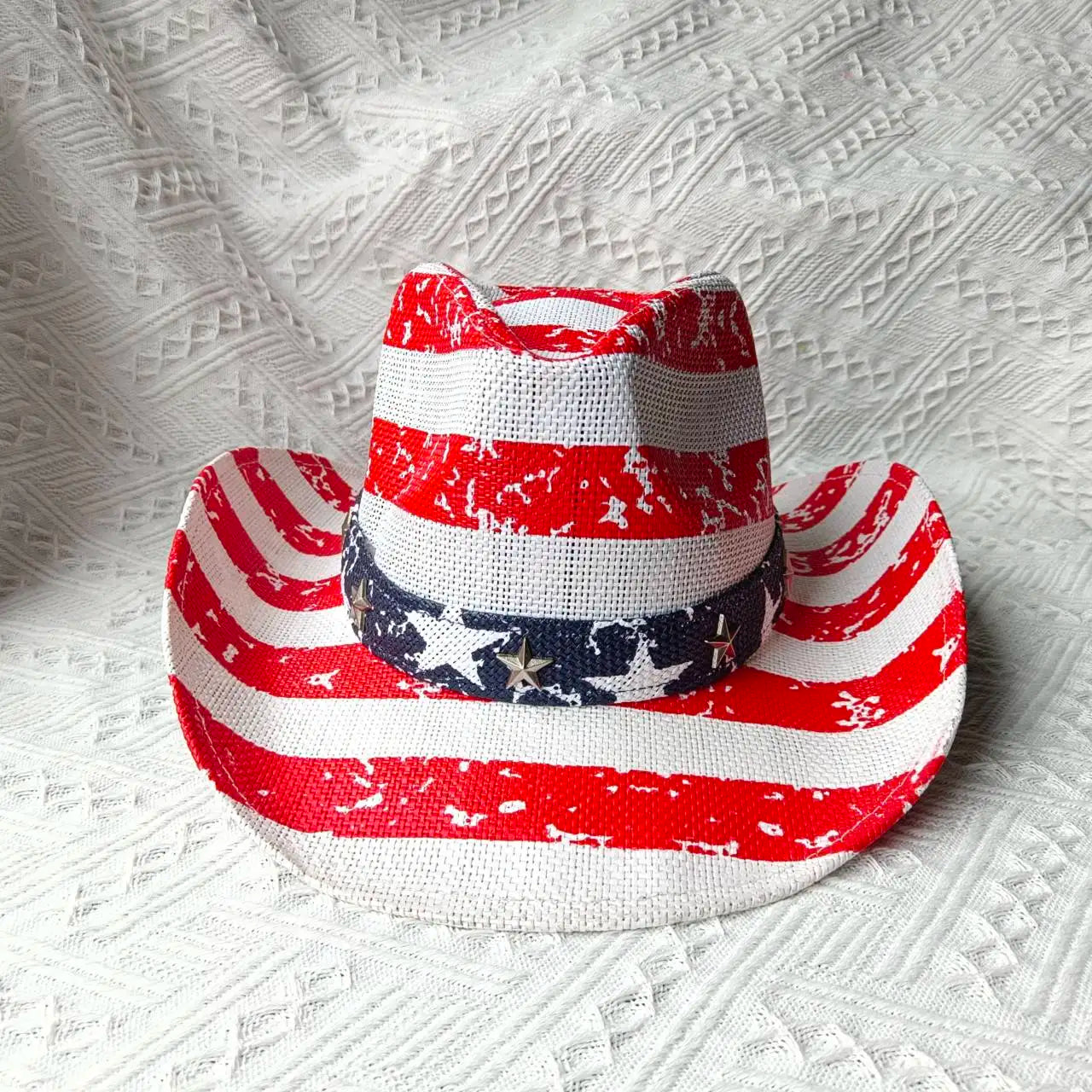 Woven Hard Summer Sapphire Accessories Neutral Cowboy Hat