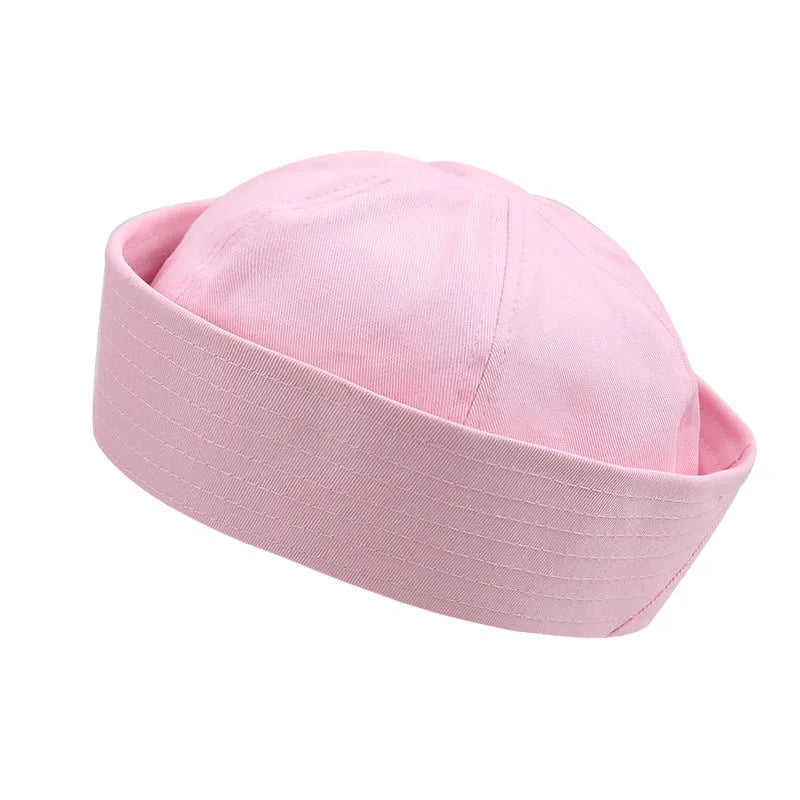 Flip Cuff Octagonal Beret Hats Sunscreen UV Protection