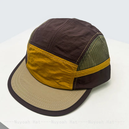 Color Block Embroidered Letters Trees Solid Baseball Hats