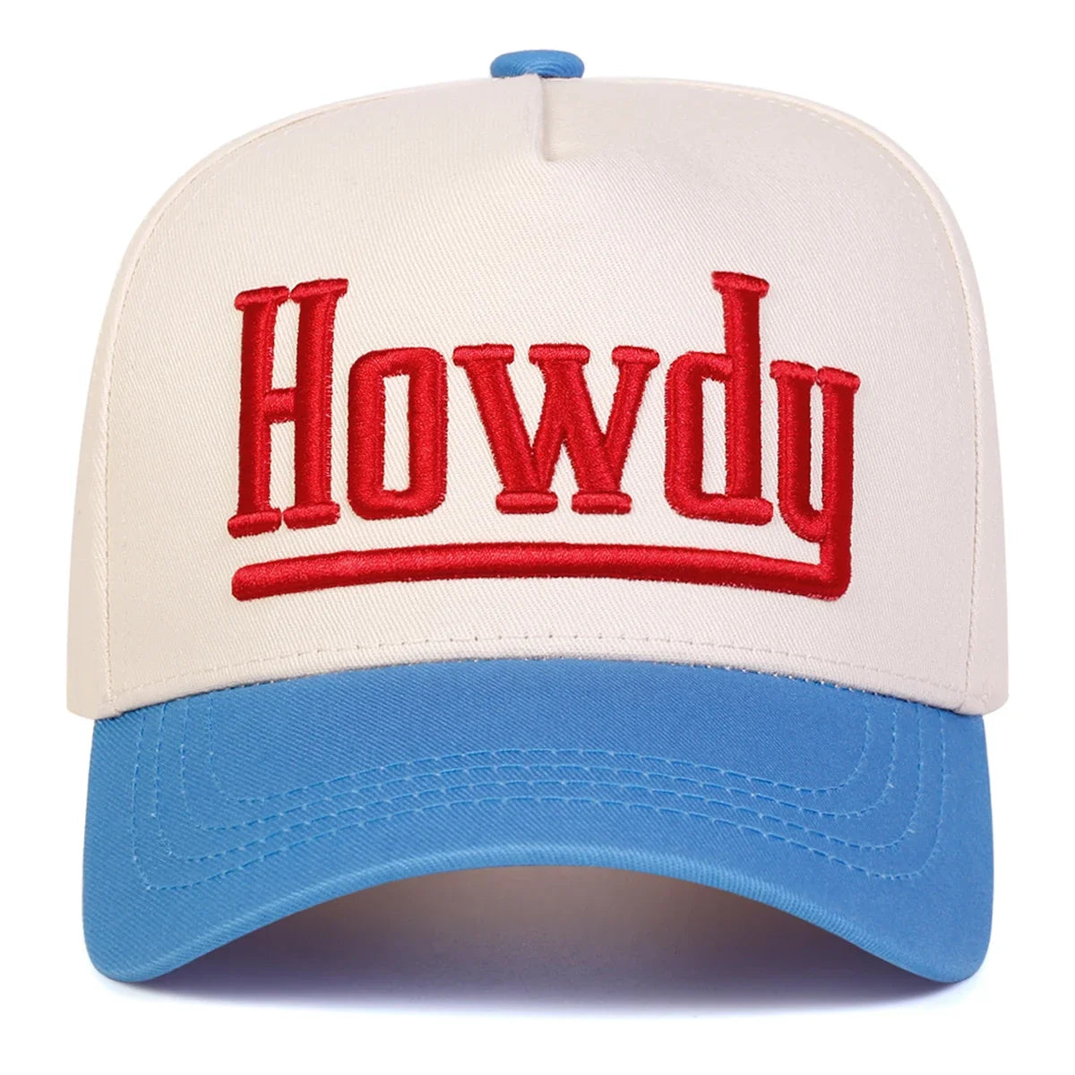Unisex Howdy Letter Embroidery Baseball Caps Spring Autumn Sports Cap
