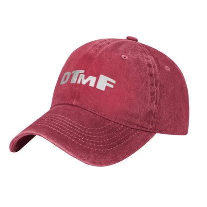Casual Bad Bunny DTMF Baseball Cap Distressed Washed Headwear