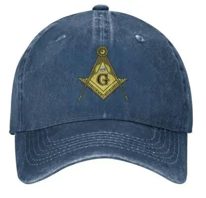 Freemason Masonic Sports Denim Cap Adjustable Unisex