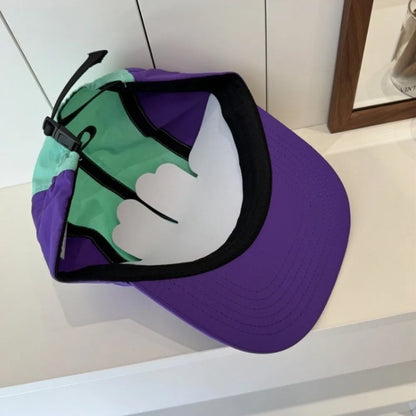 Summer 5-Panel Baseball Cap Flat-Brimmed Breathable Sun Cap
