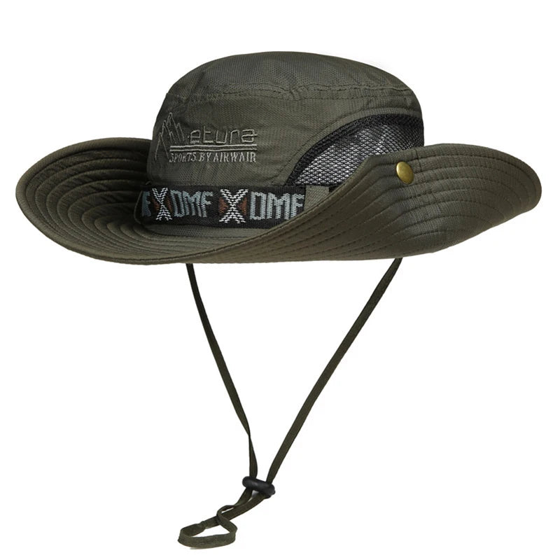 Outdoor Fishing Fisherman's Hat Men's Large Brim Sun Hat Summer