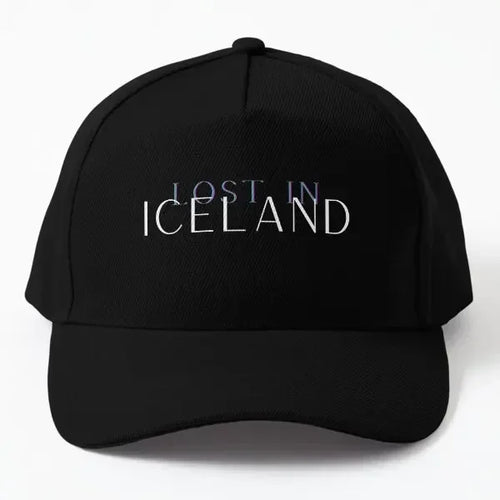 Lost In Iceland Baseball Cap Hat Boys Casquette Sport Sun Outdoor