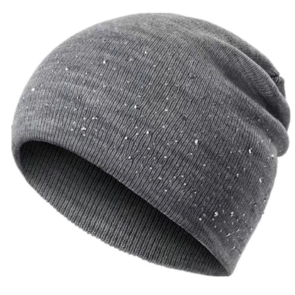 Hot Sale Women Casual Winter Fall Hat Stylish & Shiny Rhinestone Decor