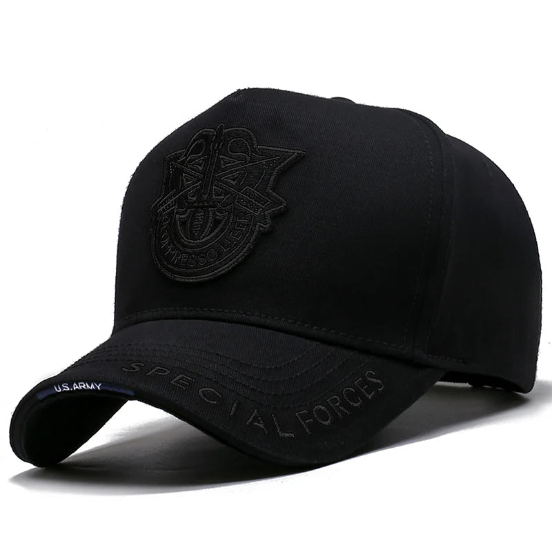 Large Size Baseball Cap Lady Pure Cotton Military Caps Tactical Sun Cap