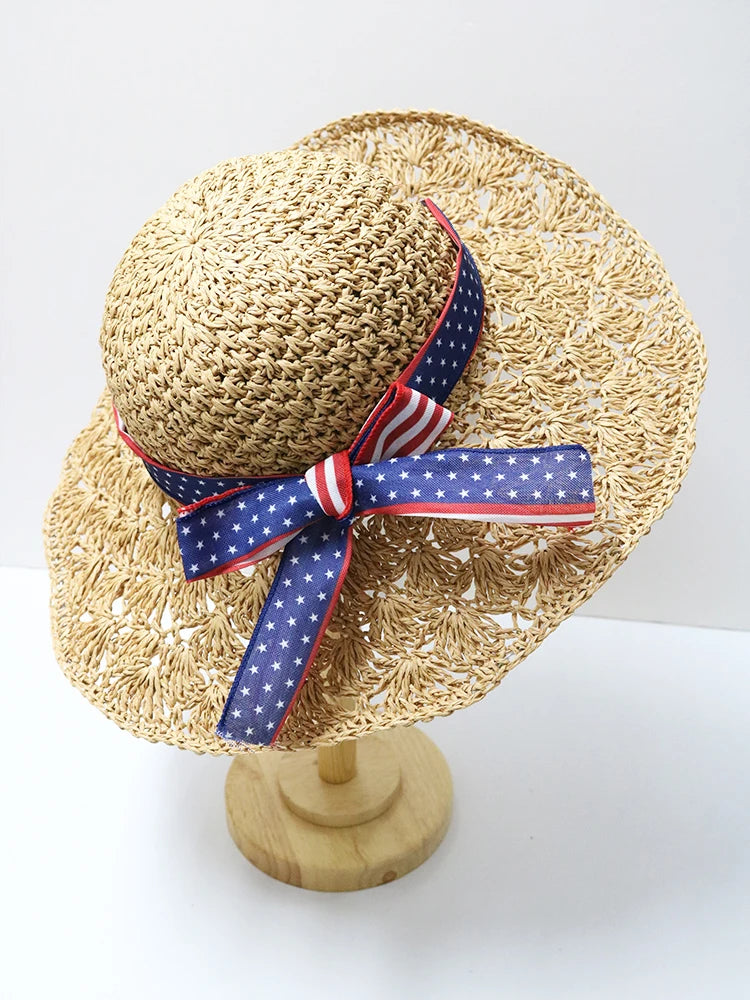 Women’s Summer Wide-Brimmed Foldable Panama Hat