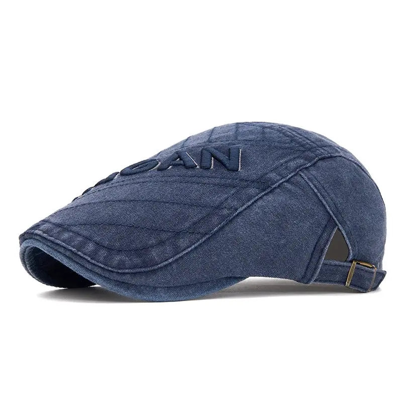 Four Seasons Cotton Letter Newsboy Caps