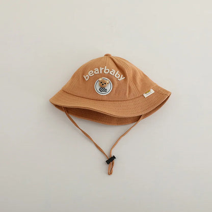 Autumn Cute Boys Fisherman Hat Girls Super Cute Cartoon Bear