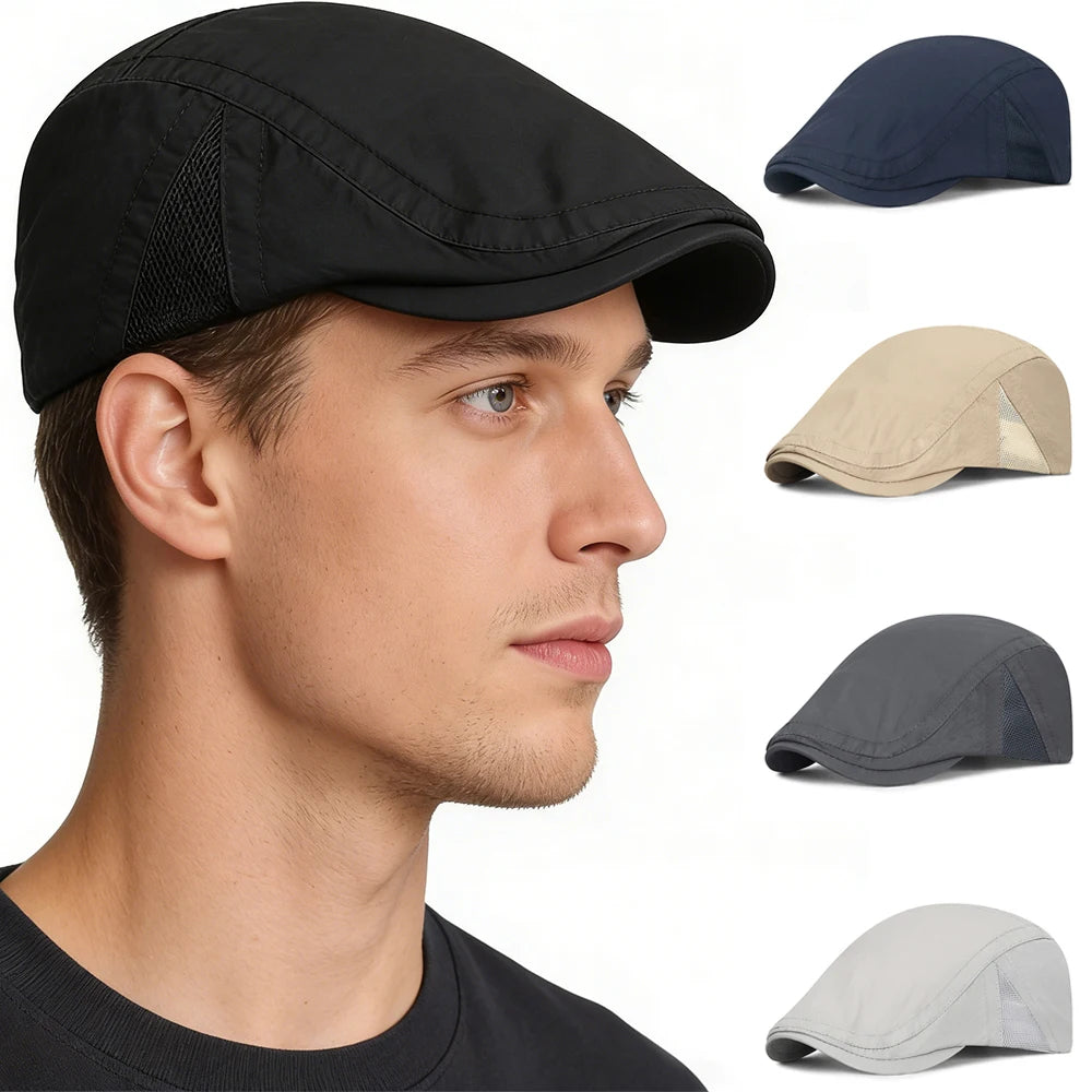 Summer Quick-Drying Thin Beret Men Women