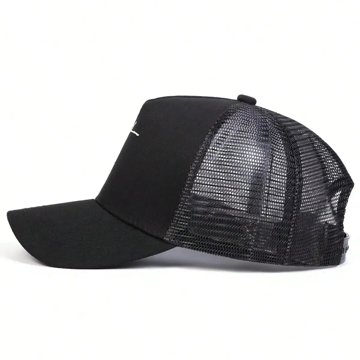 Unisex Cross Embroidery Baseball Net Caps Casual Hats Spring and Summer Outdoor Sunscreen Hat