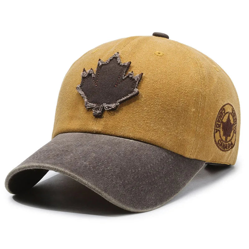 Maple Leaf Retro Baseball Men And Women