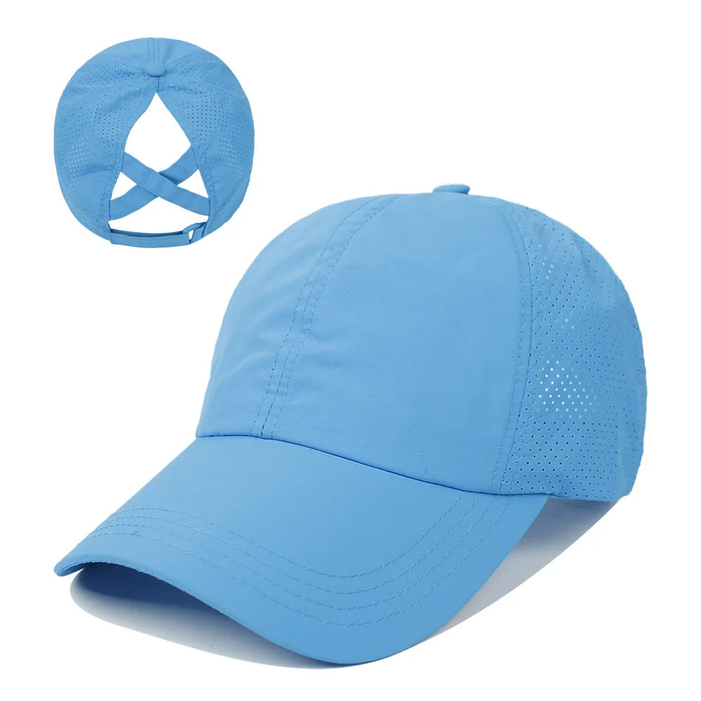 Baseball Caps For Women Hats New Breathable Mesh Sun Visor Hats Female