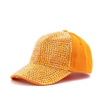 New Fashion Women Diamond Inlay Cap Spring Summer