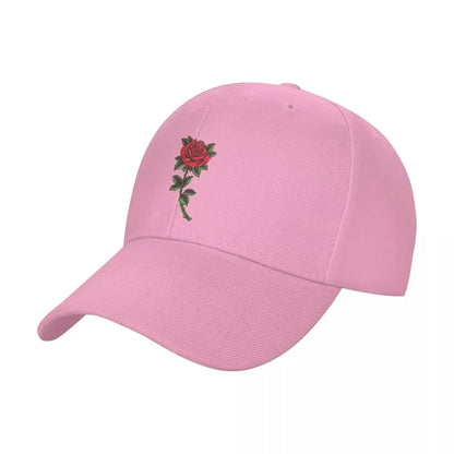 floral rose Baseball Cap Hat Man Women's