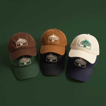 Unisex Polar Bear Letter Embroidery Snapback Baseball Cap Spring And Autumn