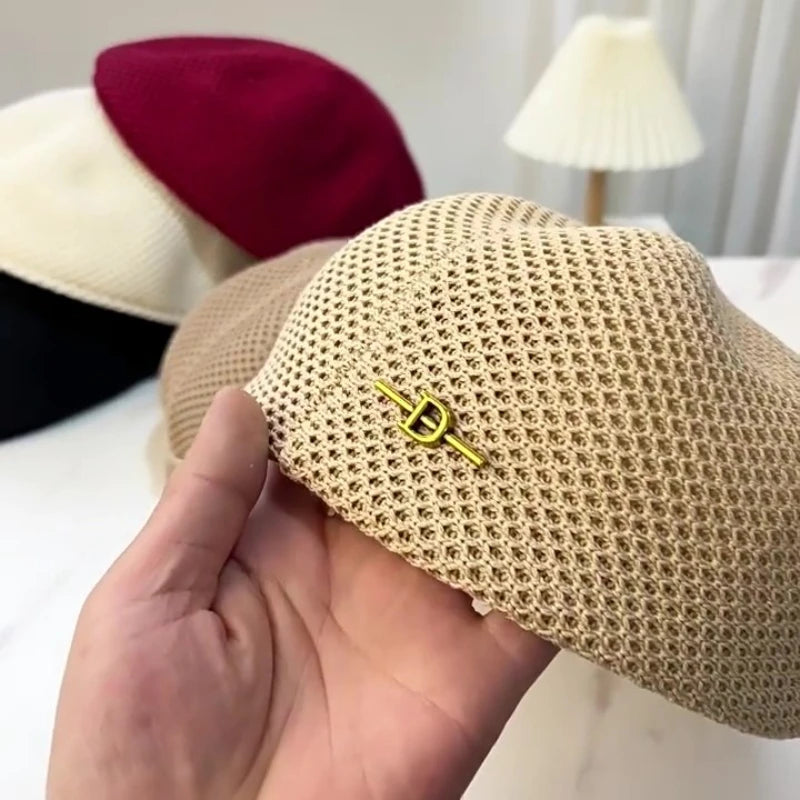 Women's Korean Style Fashion Thin Beret Hat