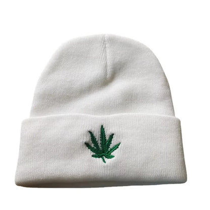 Winter Maple Leaf Woolen Hat Outdoor Fashion Hip Hop