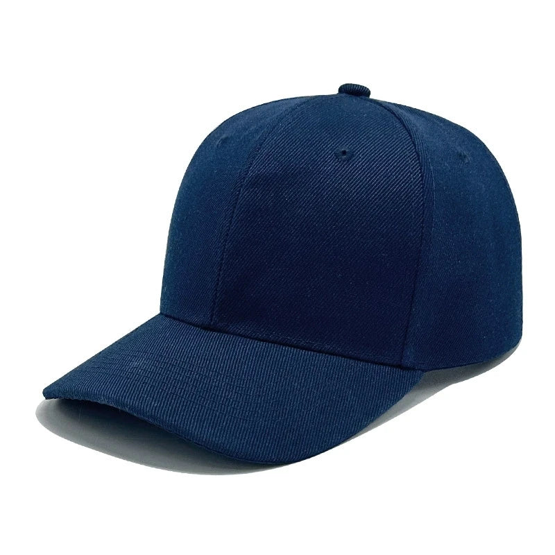 Fashionable Sun Shading Hip-Hop Solid Color Baseball Cap