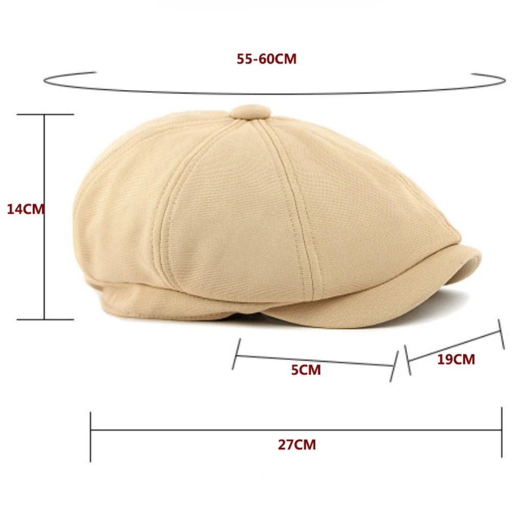 Men Berets Women Spring Summer Autumn Cap Artist Painter Beret Hat