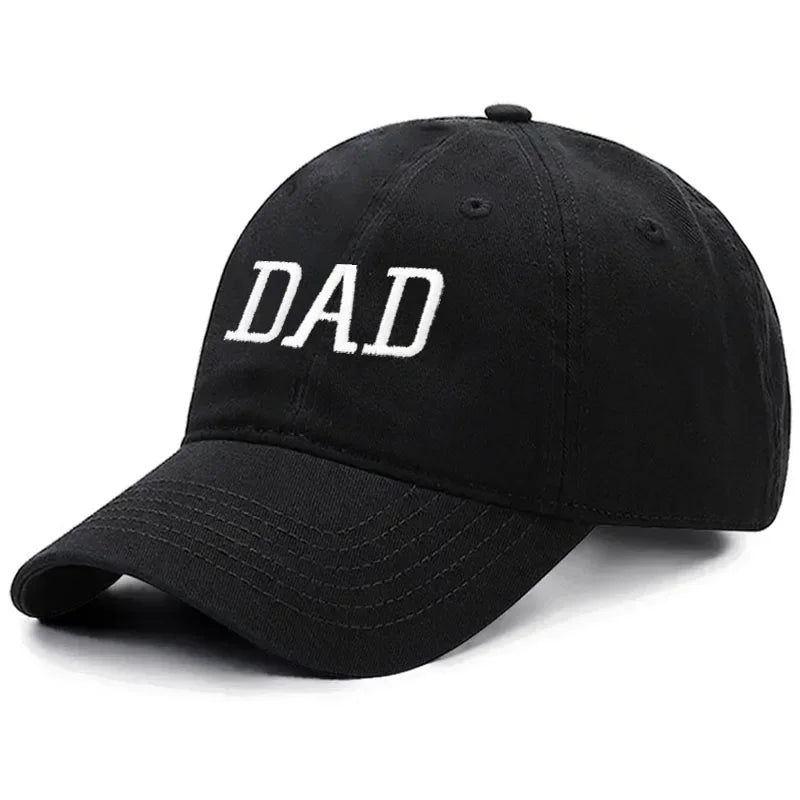 DAD MOM Embroidery Pure Cotton Baseball Cap Fashion Sport Golf Caps Sun Hat