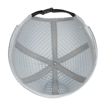 2026 Men's And Women's Large Mesh Breathable Brimless Melon Skin Hat