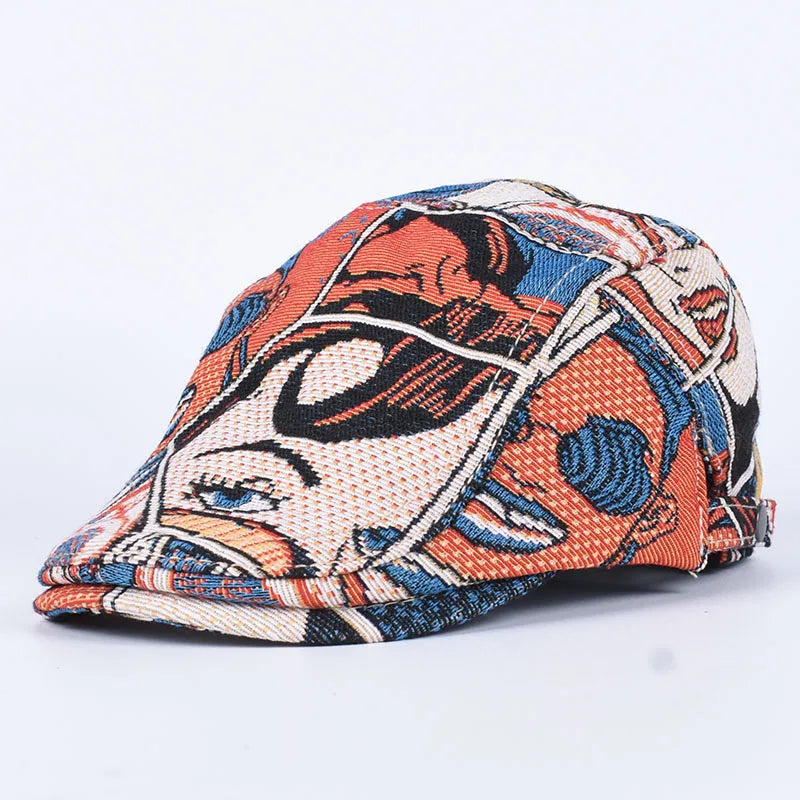 Peaky Blinders 2026 Korea Beret Women Vintage Butterfly Embroidery Berets