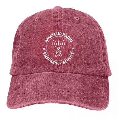 Amateur Ham Radio Grandpa Dad Operator Gift Baseball Cap