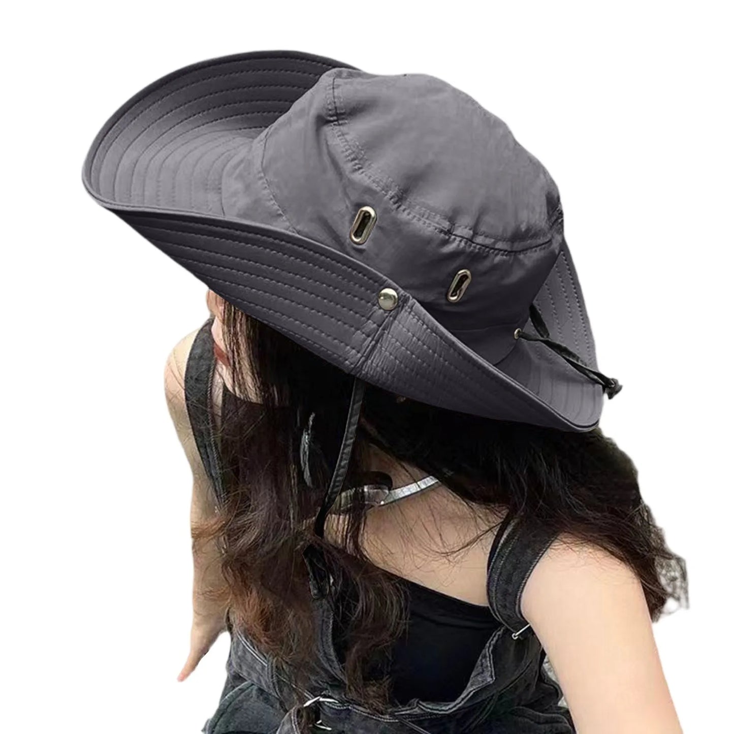 Solid Outdoor Hiking Jungle Mountaineering Hat