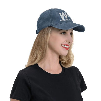 WTF Where's The Fish Hat Women Baseball Hat Graphic Cap Men’s For Cap