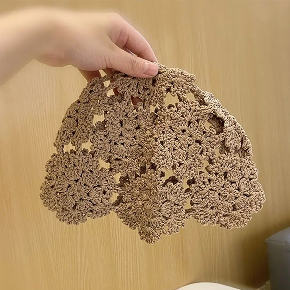 Autumn Winter Knitted Hat Hollowed Out Knitted Hat