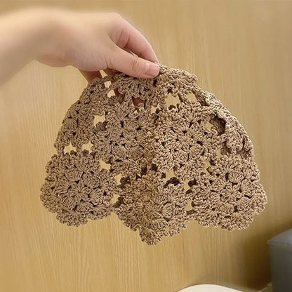 Autumn Winter Knitted Hat Hollowed Out Knitted Hat