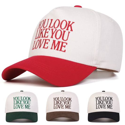 Unisex Youlook Like You Letter Embroidery Baseball Caps Spring Autumn