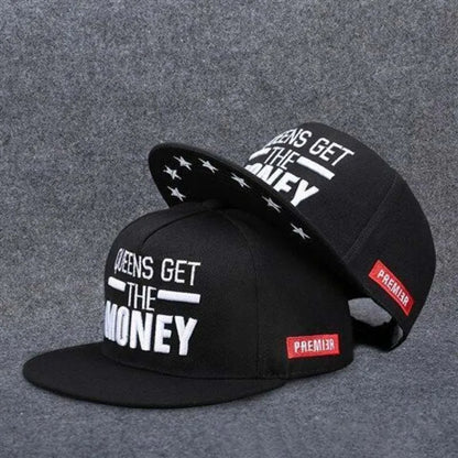 Men's Letter Embroidery Tide All-Match Flat Brim Baseball Cap Ladies Summer