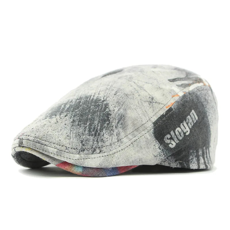 Women Street Hip-Hop Style Graffiti Duckbill Cap
