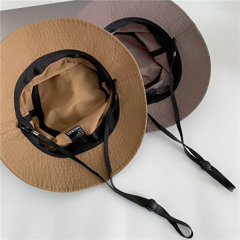 Bucket Hat Men Summer Sun Hats Women Versatile Casual Fishing Cap