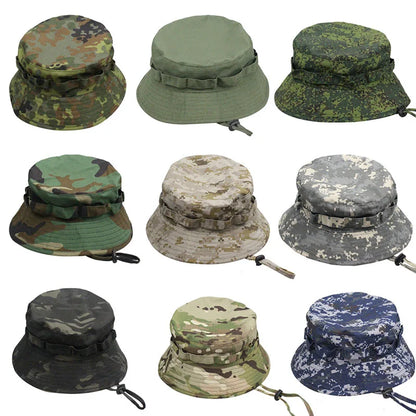 Tactical Camouflage Boonie Hat Multicam Men Sports Hunting Cap