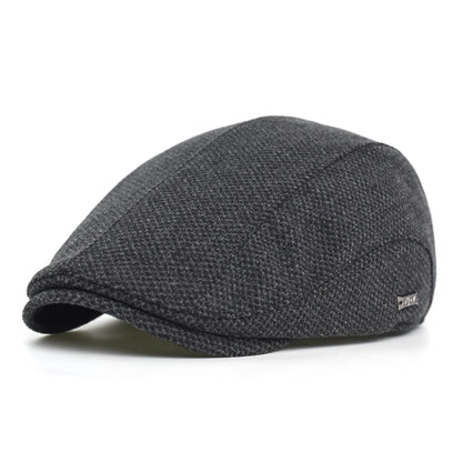Winter Autumn Warm Newsboy Cap Men Women