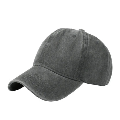 Vintage Washed Baseball Cap - Personalized Embroidery Print Dad Hat