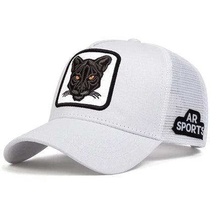 Fashion Cat Embroidery Baseball Cap Summer