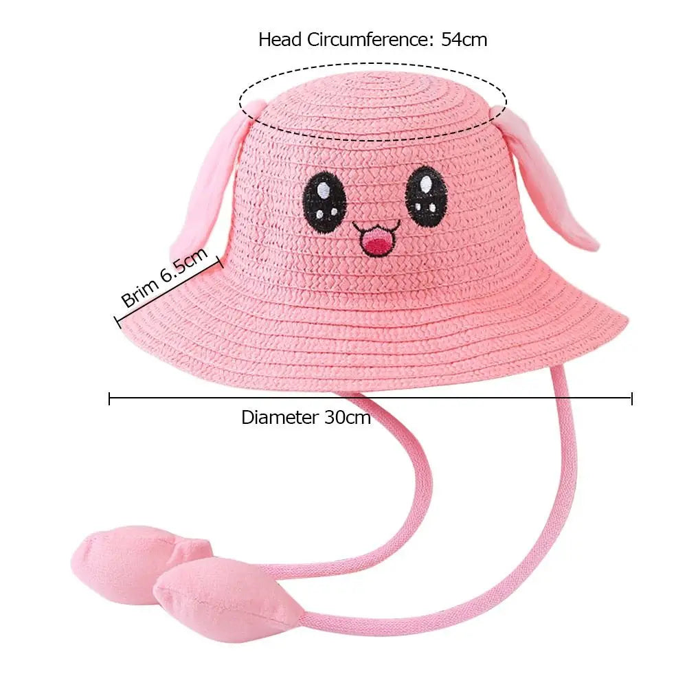 Breathable Moving Ears Wide Brim Fisherman's Hat