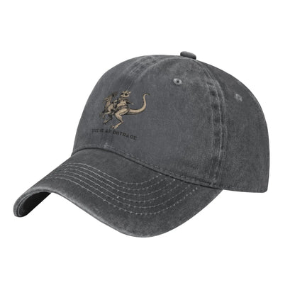 Vintage Cotton Dungeon Crawler Carl Snapback Cap Unisex Outdoor Running Golf Soft Cap