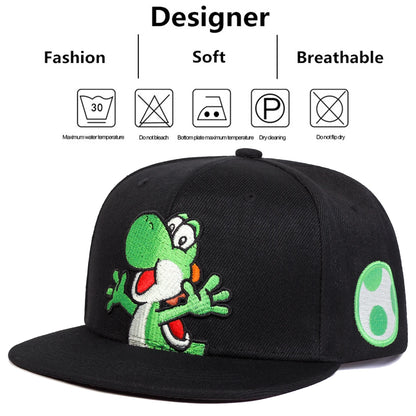 Unisex Dinosaur Embroidery Hip-hop Hats Spring Autumn
