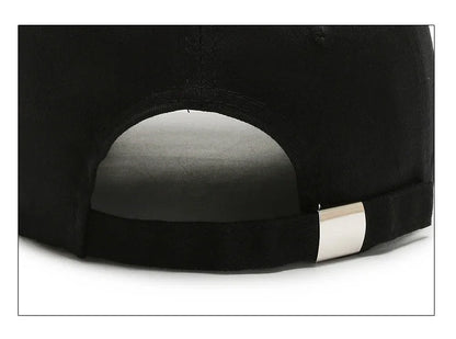 Embroidered Letter Hat Korean Version Versatile Fashion Hard Top Three Dimensional Hat
