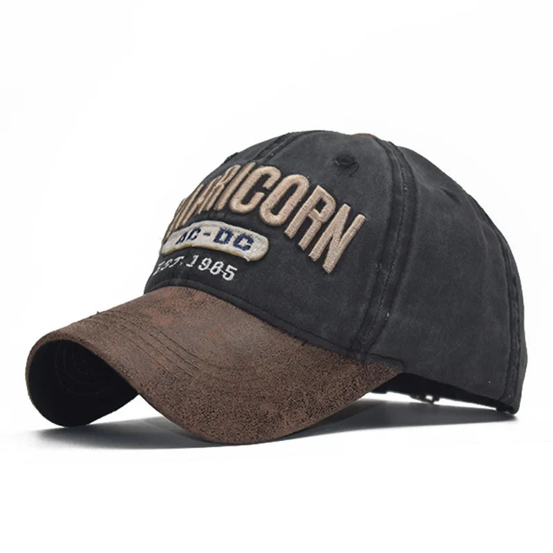 Spring New Patchwork Embroidery Baseball Cap