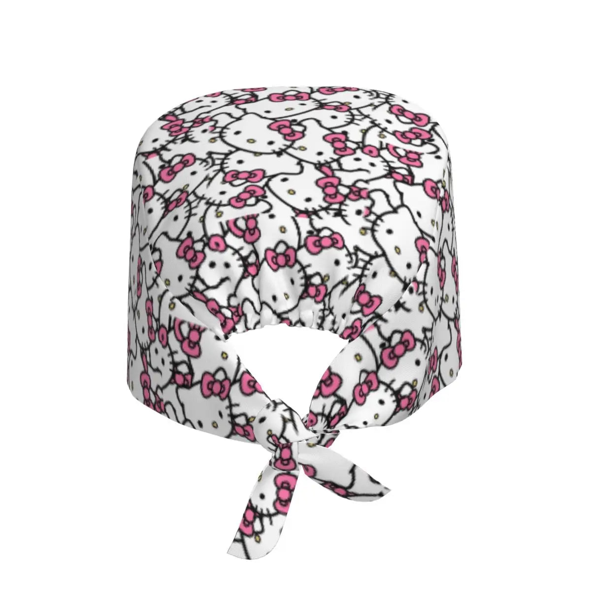 Custom Hello Kitty Medical Staff Scrubs Hat Women Men Cartoon Chara For Chef Hat
